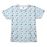 Multiplied Cupid Heart All Over Tees