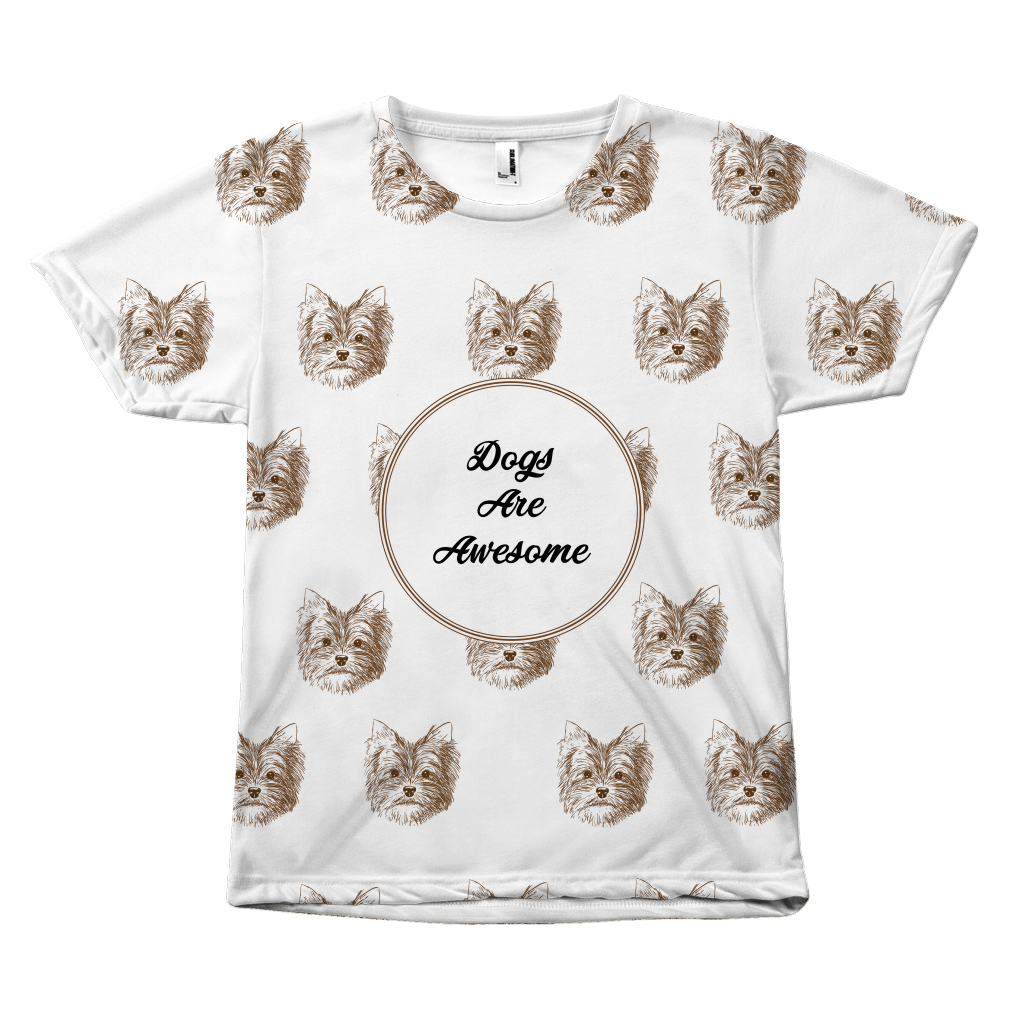 Dogs Are Awesome All Over Tees
