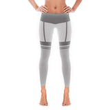 White - Thigh High Corset Leggings