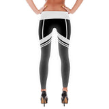 Black - Thigh High Corset Leggings