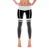 Black - Thigh High Corset Leggings