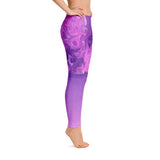 Purple Surreal Illusion Leggings