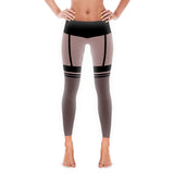 Nude - Thigh High Corset Leggings