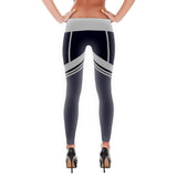 Navy - Thigh High Corset Leggings