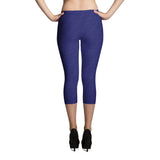 Navy Capri Leggings