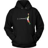 Basketball Heart Beat Unisex Hoodie